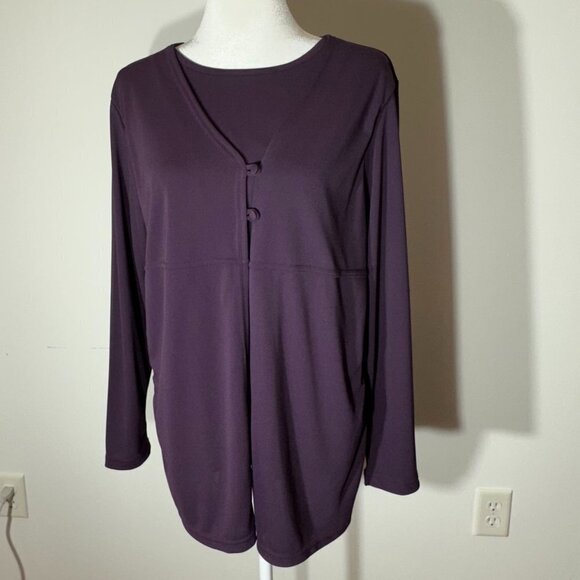 Women's Sag Harbor Pullover Crew Neck Blouse - Medium - Picture 1 of 8